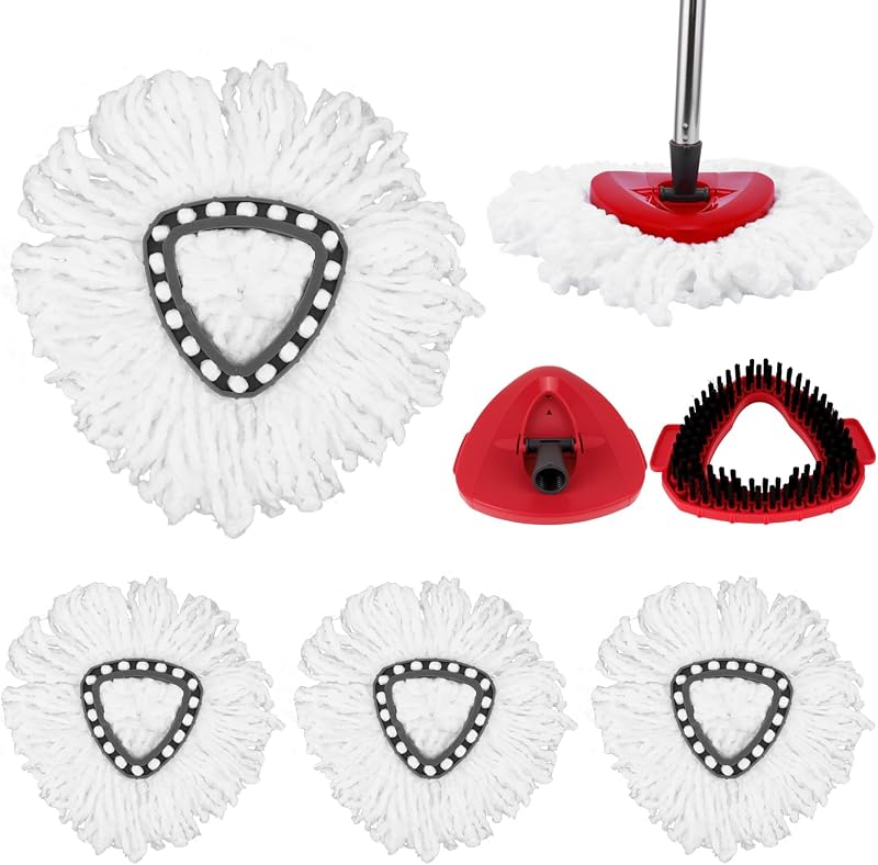 Kinberry Vileda Turbo Mop fej csomag 4db mikroszálas pótfej kefével