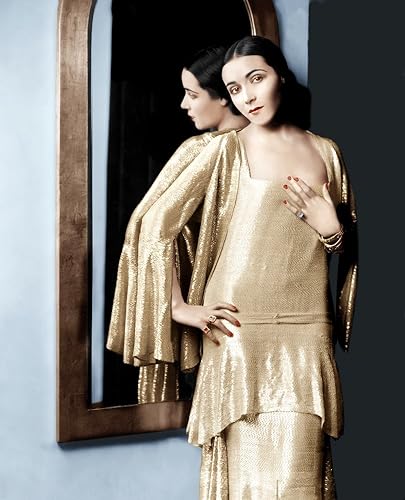 Posterazzi EVCP8DDODEEC001H Dolores Del Rio 1929 - Impresión fotográfica, 8 x 10