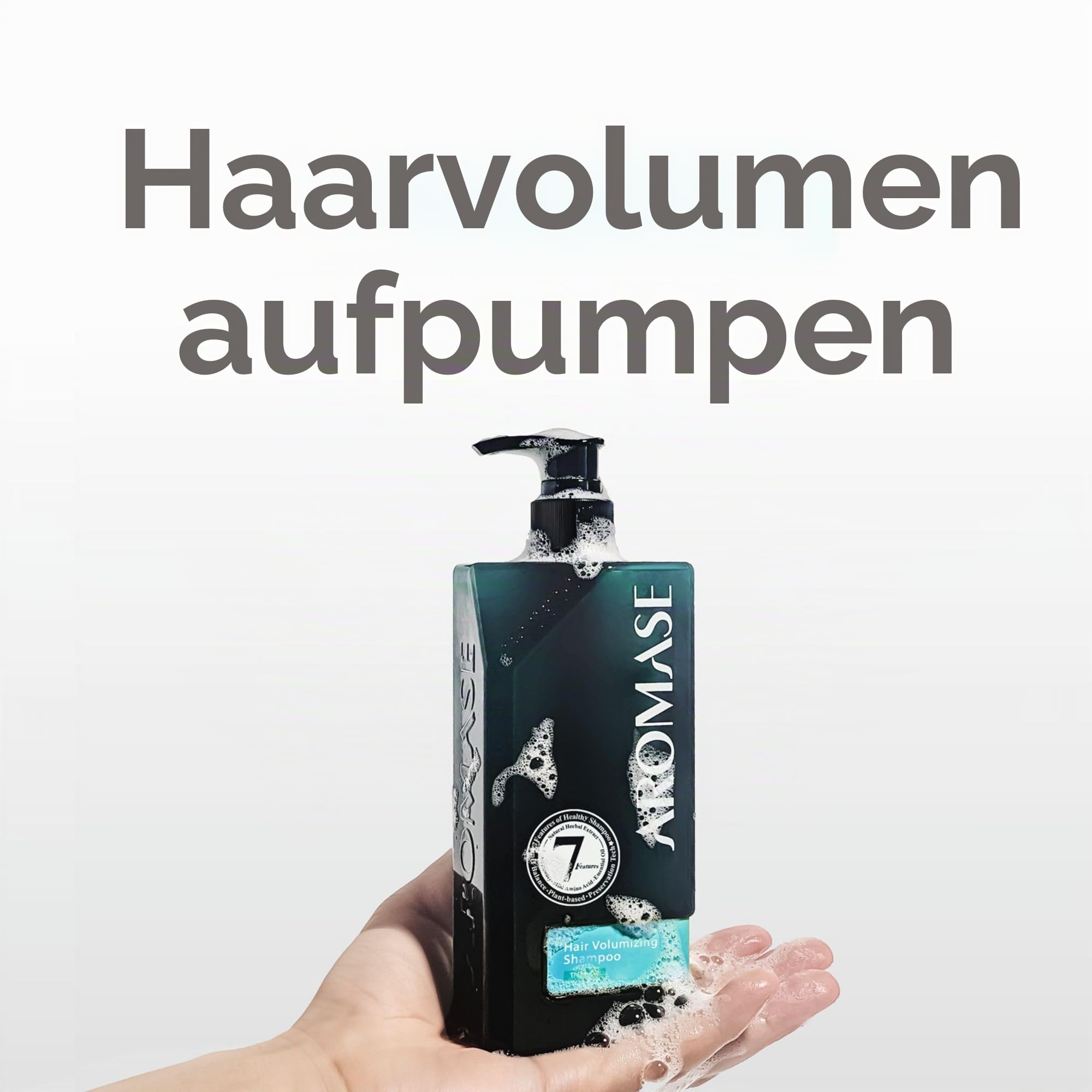 AROMASE Anti-Haarausfall Essential Shampoo - Effektiv bei Tendenzen zu Haarausfall, stärkt die Haarwurzel & stimuliert den Haarwuchs - 400 ml