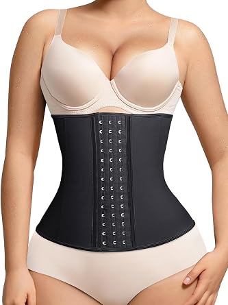 Lover-Beauty Waist Trainer for Women Latex Underbust Waist Cincher Corset, Tummy Control Corset Sport Girder Hourglass Body Shaper