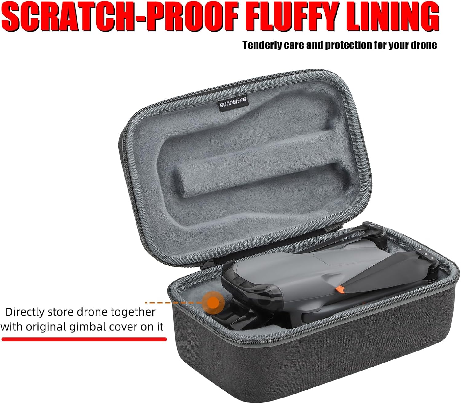 Air 3 Case for DJI Air3/3S Camera Accessories Drone Body Bag RC2 RC-N2 Remote Controller Carrying Case Travel Hard Shell