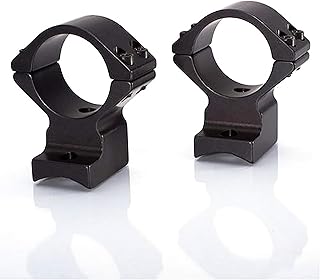 Talley Lightweight Alloy 1in High Black Scope Mounts Compatible with Weatherby