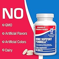 Vista 8 de Anabolic Laboratories Bone Support Calcium Complex - 90 tabletas para la salud ósea - Suplemento de vitaminas C, D, K, zinc, magnesio y calcio