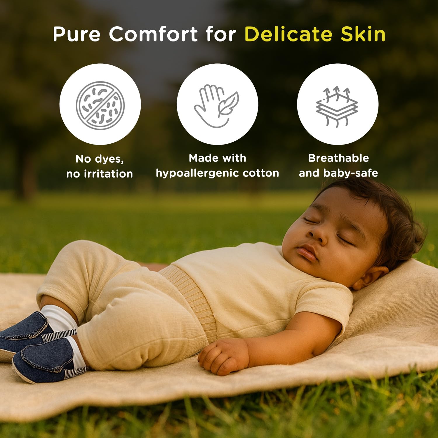 Mee Mee Soft Light Weight Booties | Unisex | Anti Skid | Attractive Colors & Designs | 6 Months + Denim Blue - Image 4 thumbnail