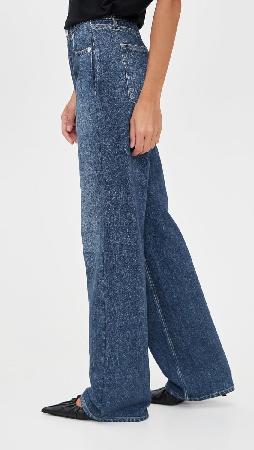 rag & bone Women's Miramar Terry Wide Leg Pants - Image 4