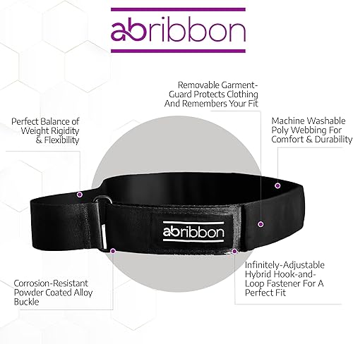 Miniatura 5 de Ab-Ribbon by HYPOXiX Fitness, Abdominal Mirror Sensory Belt for Pilates Barre Yoga Breathography Technique Breathwork and Physical Therapy