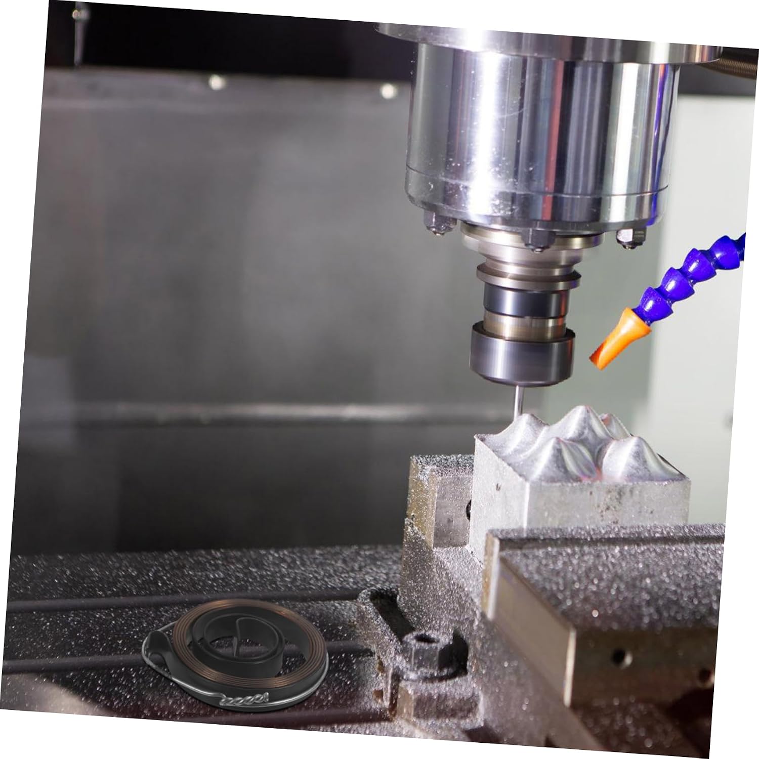 Hemobllo 4pcs Drill Press Return Coil Springs Assembly for Quill Compatible Applications User-friendly Installation Precise Dimensions for Fitment