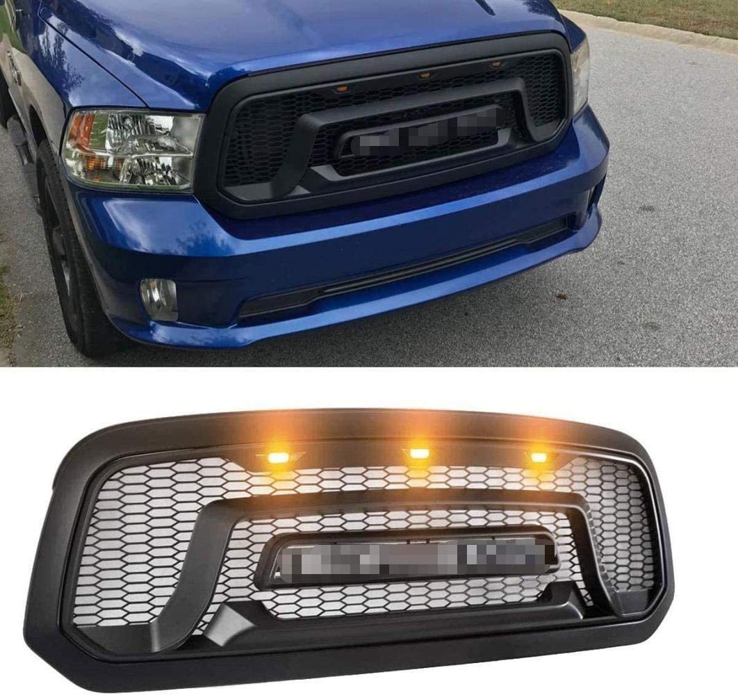 Buy XBXDM Mesh Bumper Grill, Rebel Style Racing Matte Black Front