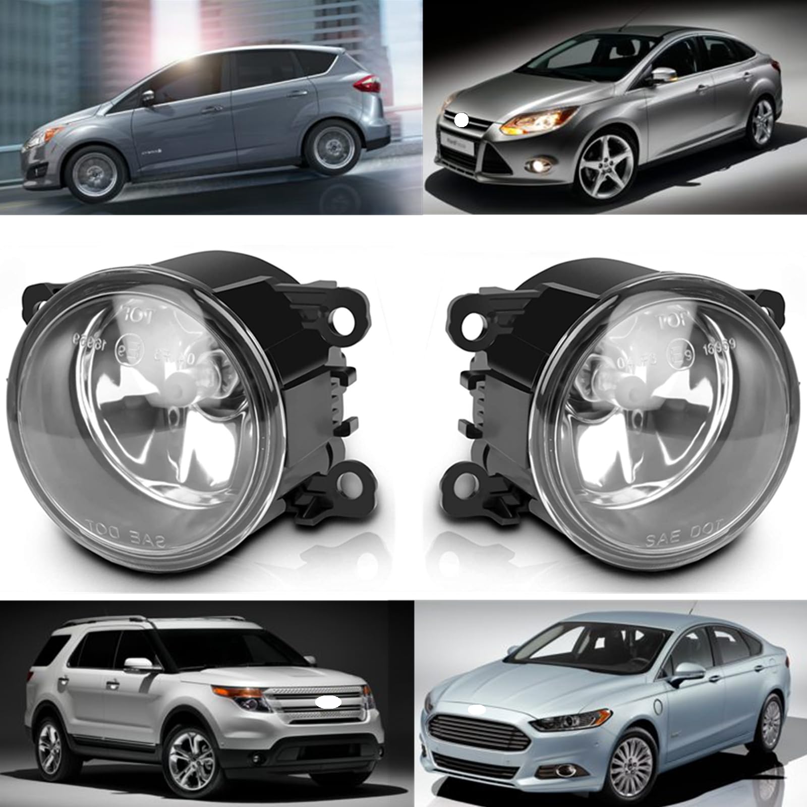 Prefer Warehouse Pair of Front Fog Lights RH LH Compatible With