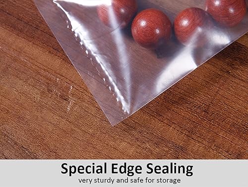 Miniatura 5 de Geoyee - Bolsas de polietileno transparentes de extremo abierto plano de 1.6 mil, 200 unidades, 3.5 x 5 pulgadas, pequeñas bolsas de plástico