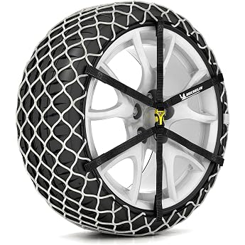 MICHELIN Easy Grip Limited 13, Snow Chains for Car, Textile Snow Chains, Pack of 2, Tyre Chains, Ultra-Performance, Easy to U
