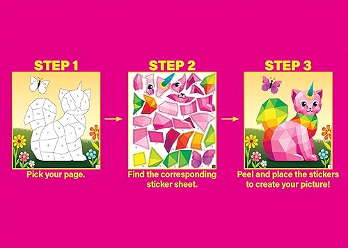 Miniatura 2 de Teacher Created Resources Los mosaicos modernos de criaturas mágicas se adhieren a los números