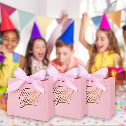 Miniatura 9 de KPOSIYA Bolsas de regalo pequeñas, paquete de 50 bolsas pequeñas de agradecimiento de 4.5 x 1.8 x 3.9 pulgadas, bolsas de regalo de papel blanco,