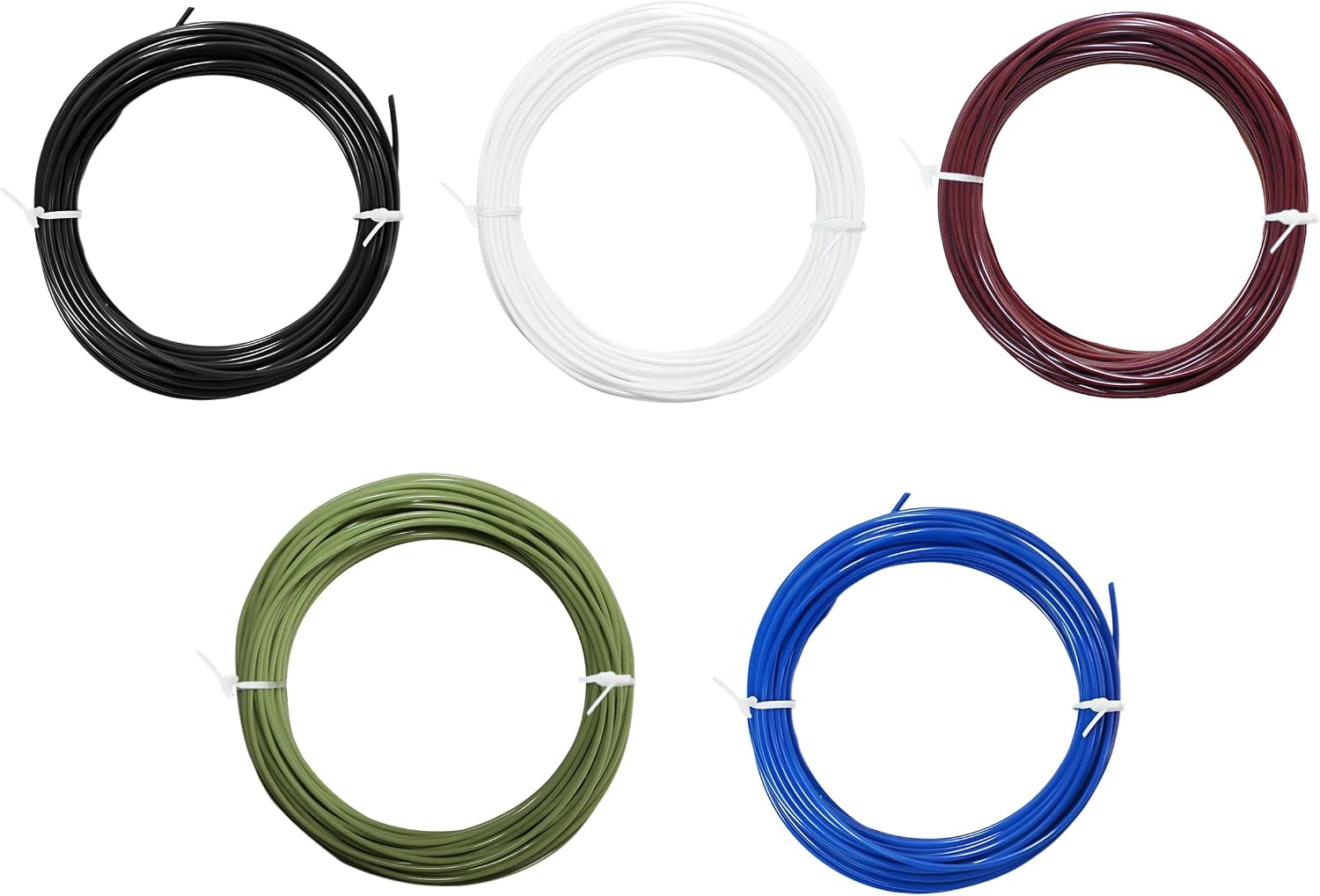 Diameter 1.75mm PLA 3D Pen Filament Refills - compatibles with Most 3D Pens/Printers, Non-Toxic, Environmentally Friendly, 5 Vibrant Colors - Set B