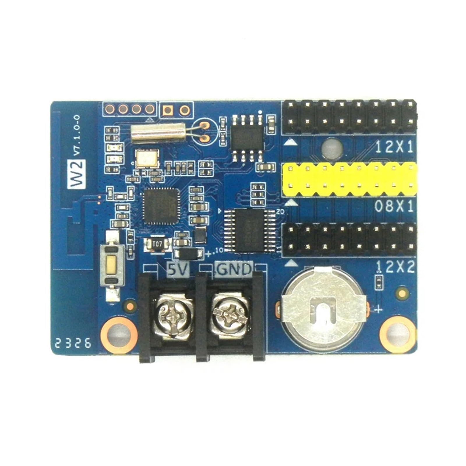 JJKKOZVQF Led Control Card 512x32 Pixels Wireless P10 Display Module Controller