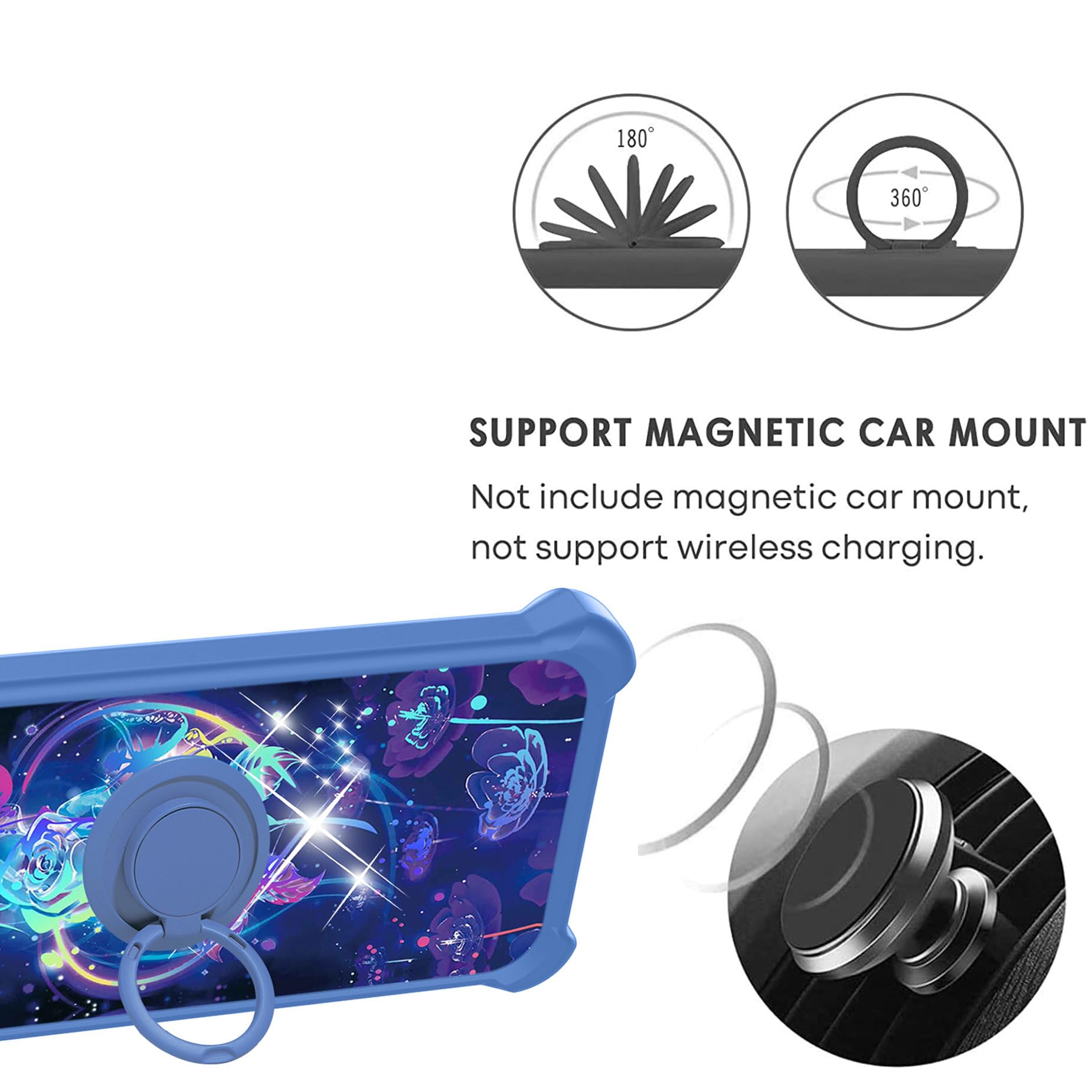 Amazon.com: Jambophone Jp1 Case Compatible for Jambo Phone Jambophone Jp1  Phone Case Cover [with Tempered Glass Screen Protector][Hard PC + Soft  Silicone][Ring Support] [Colorful Reflect Light] IMDL-LMG : Cell Phones &  Accessories