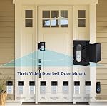 S7 Adjustable Anti-Theft Ring Video Doorbell Angle Mount Compatible with Ring Video Doorbell 1/2/3/4 Wi-Fi Enabled Video Doorbell