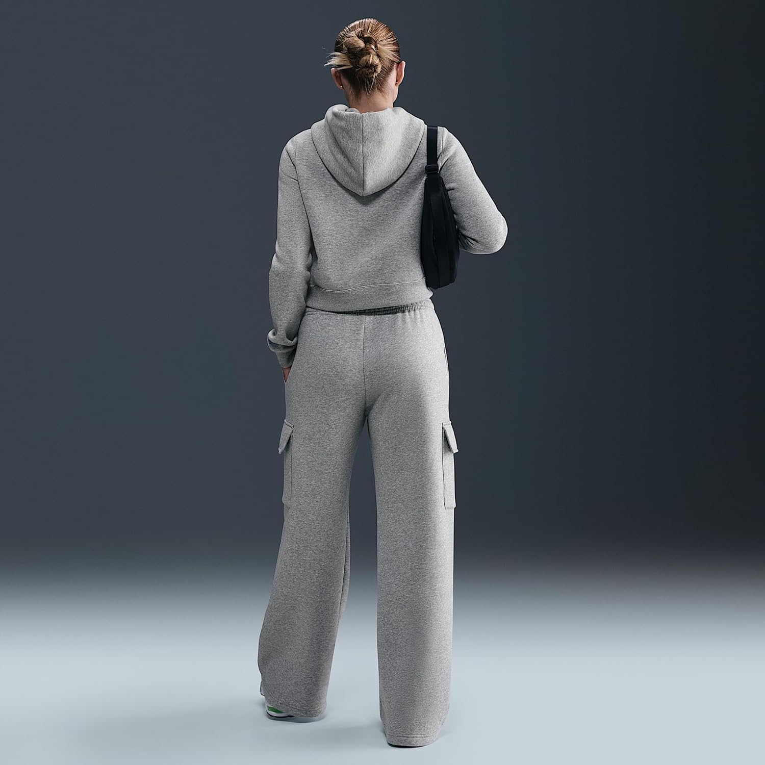 Nike Sportswear Phoenix Fleece Women's Cargo Sweatpants (Dark Grey Heather/Heather/Sail)