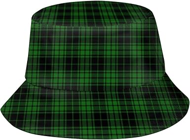 Tartan Plaid Travel Beach Sun Hat 
