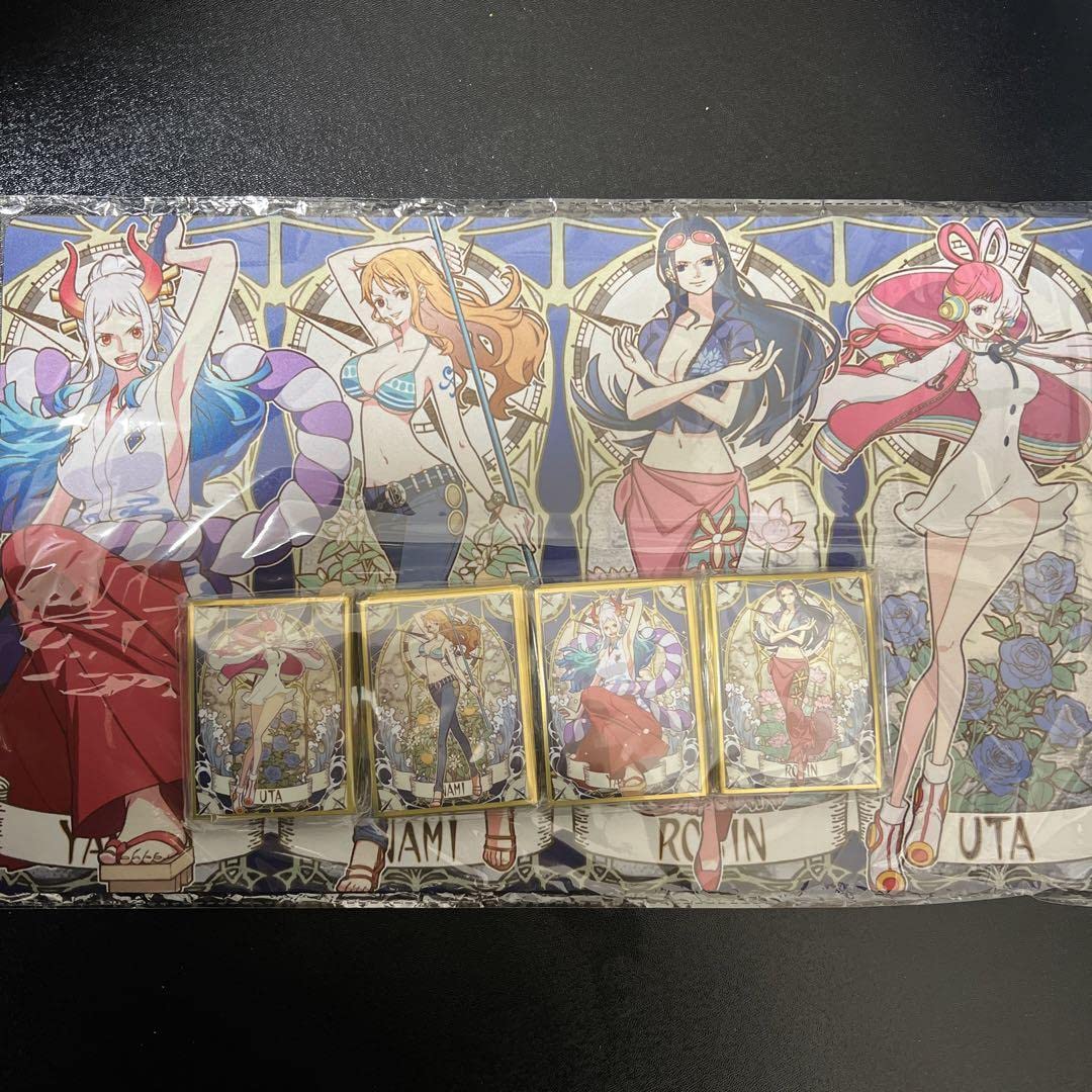 ワンピース ミュシャ風 スリーブ プレイマット セット 混沌の女神様