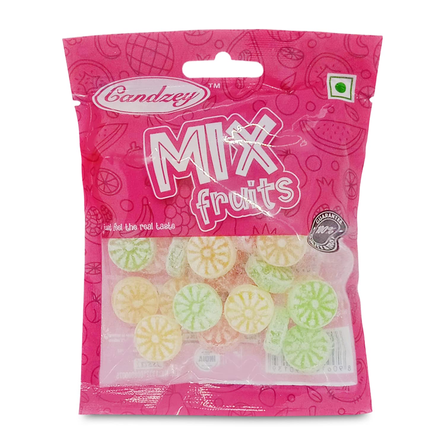 Candzey Mix Fruit Candy, 100g Pouch-picture-13