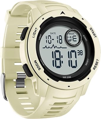 findtime Mens Military Digital Sports Watch Solar Powered Waterproof Stopwatch Army Electronic Outdoor Sport Watches