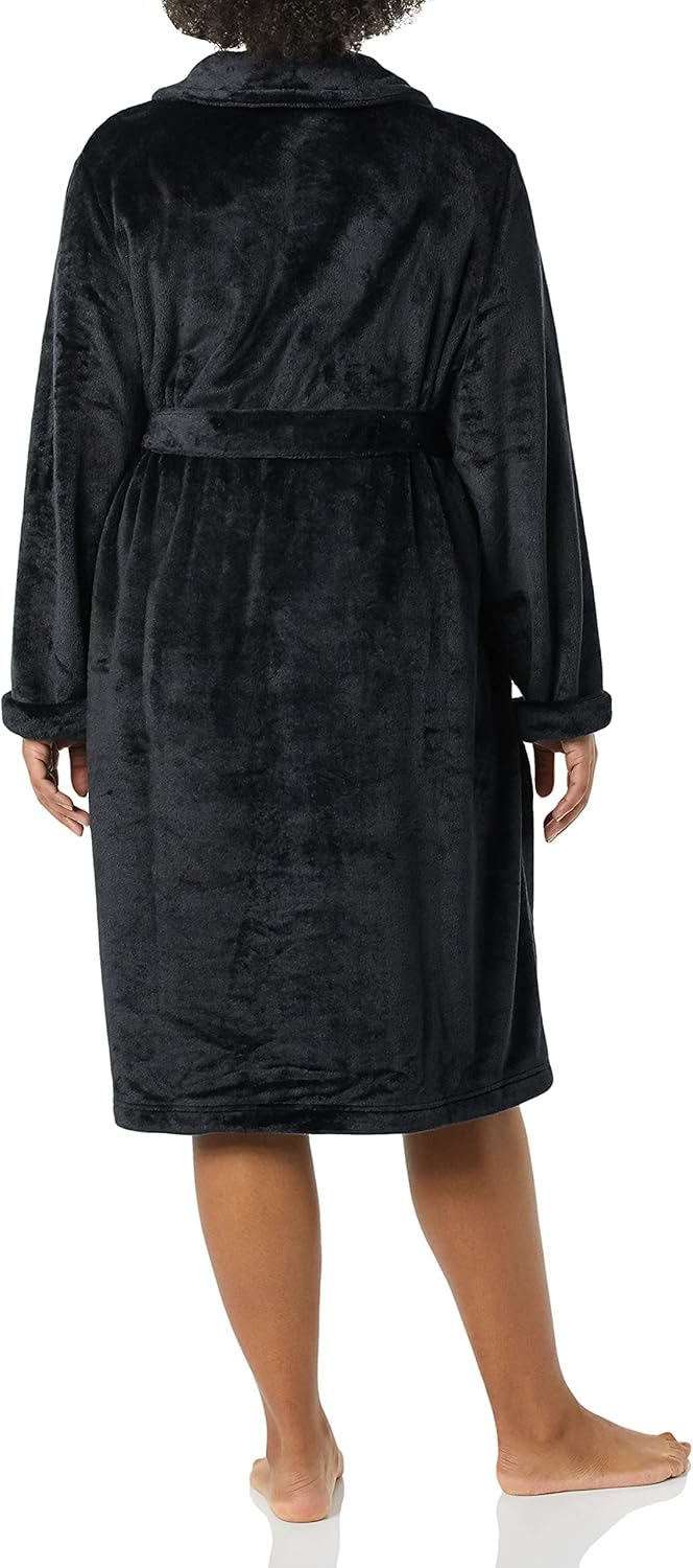 Amazon Essentials Women's Mid-Length Plush Robe (Available in Plus Size) - Image 5