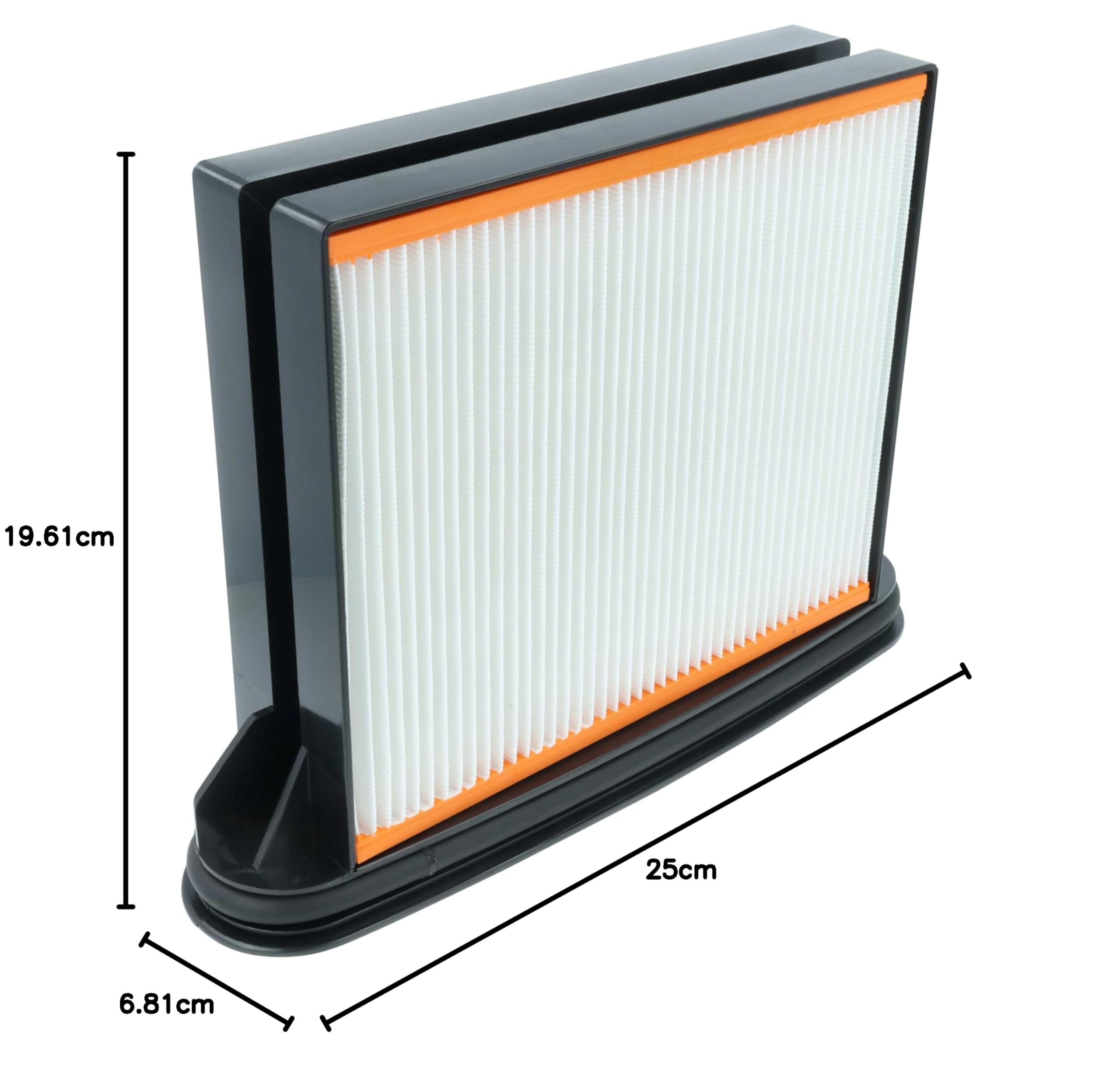 vhbw 3x filtro a pieghe piatte F8 compatibile con Hitachi Hikoki RP500YDH, RP250YDH aspirapolvere, industriale - Elemento filtrante