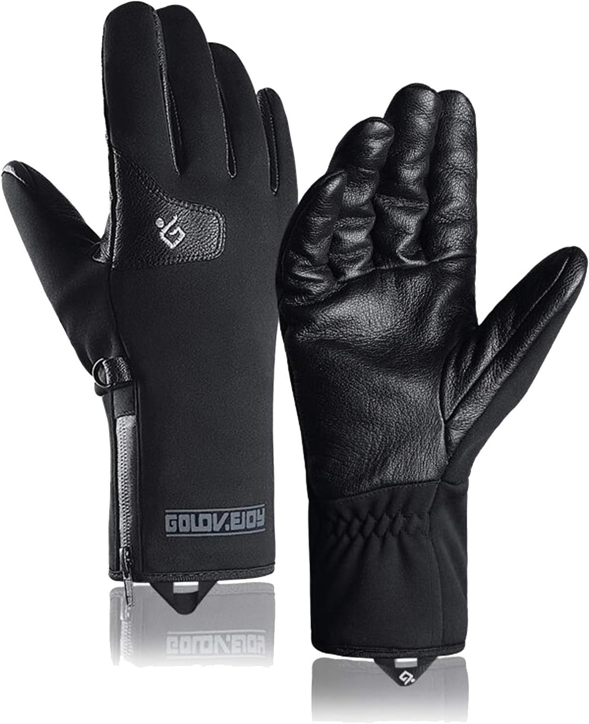 Gloves Winter Gloves Touch Screen,Light Rainproof Windproof Warm Non-Slip for Cycling Running Hiking (Size : S)