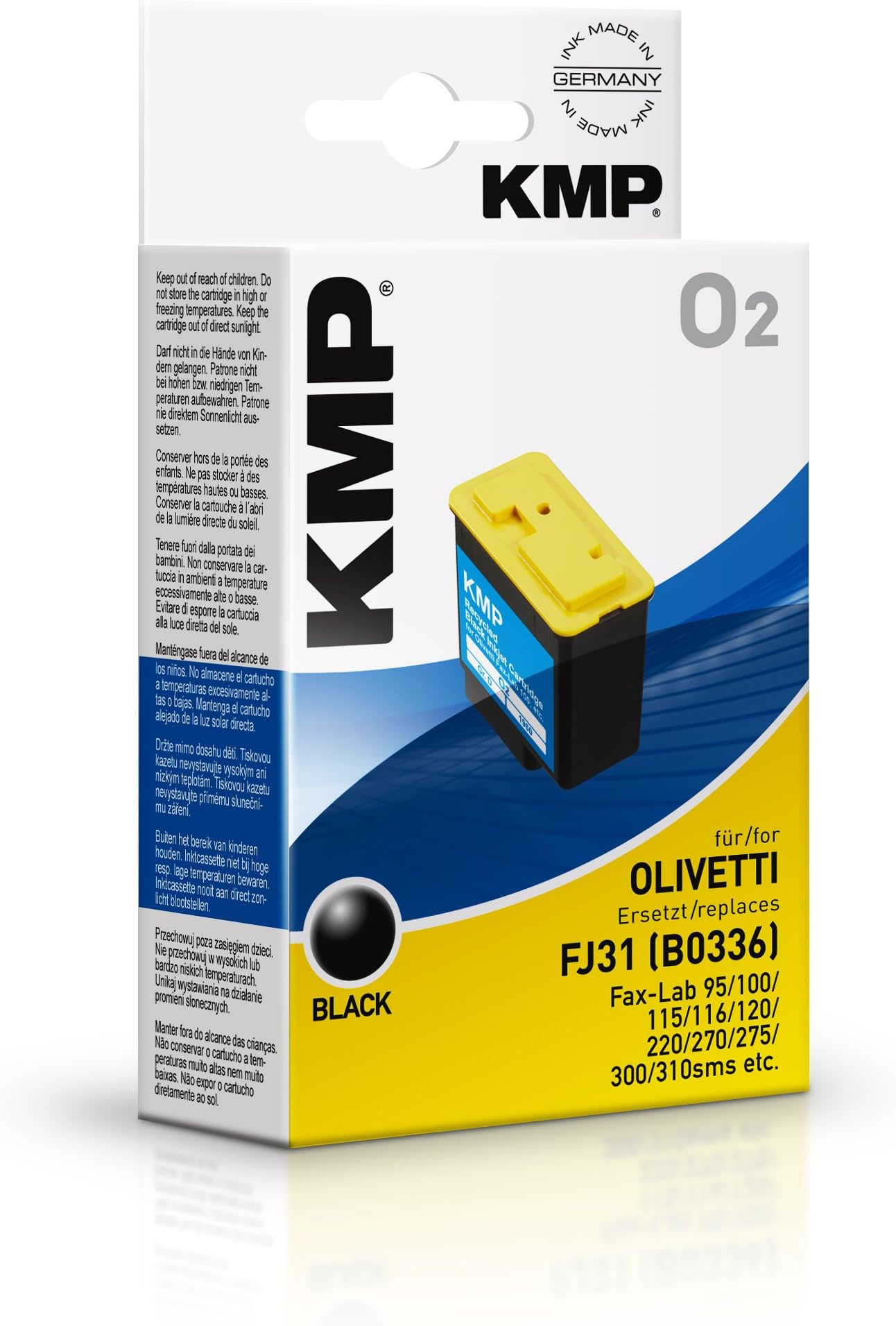 KMP O2 Printer Cartridge for Olivetti Fax-Lab 100 Black