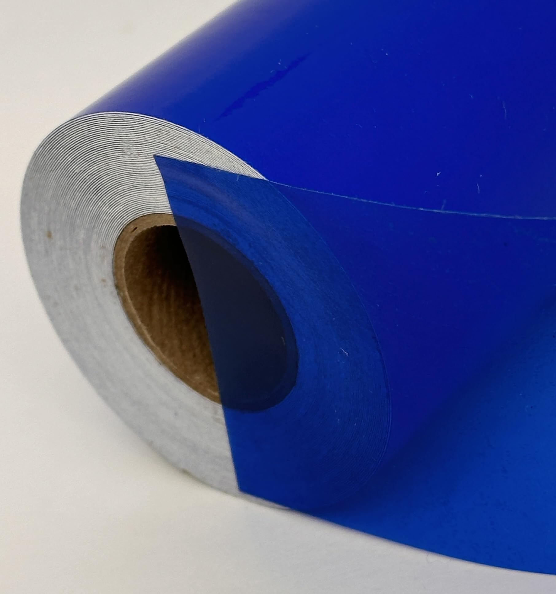 Transparent Vinyl Tape with Self-Adhesive. (2 inch x 25 ft, Blue)