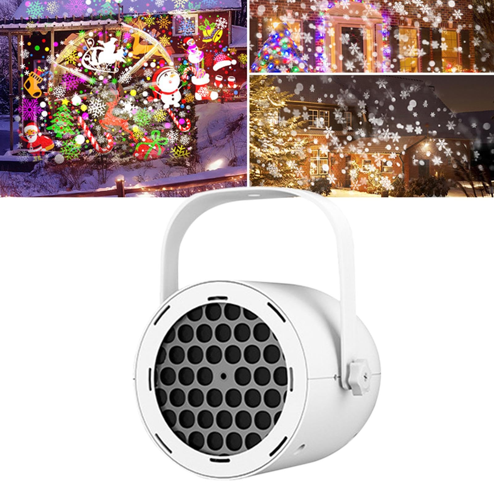 Christmas Projector Outdoor | 16 Patterns Lamp Dynamic,Holiday Projector Lights Outdoor | for Bedroom Night Kids Room Ceiling Exterior House Outside Space