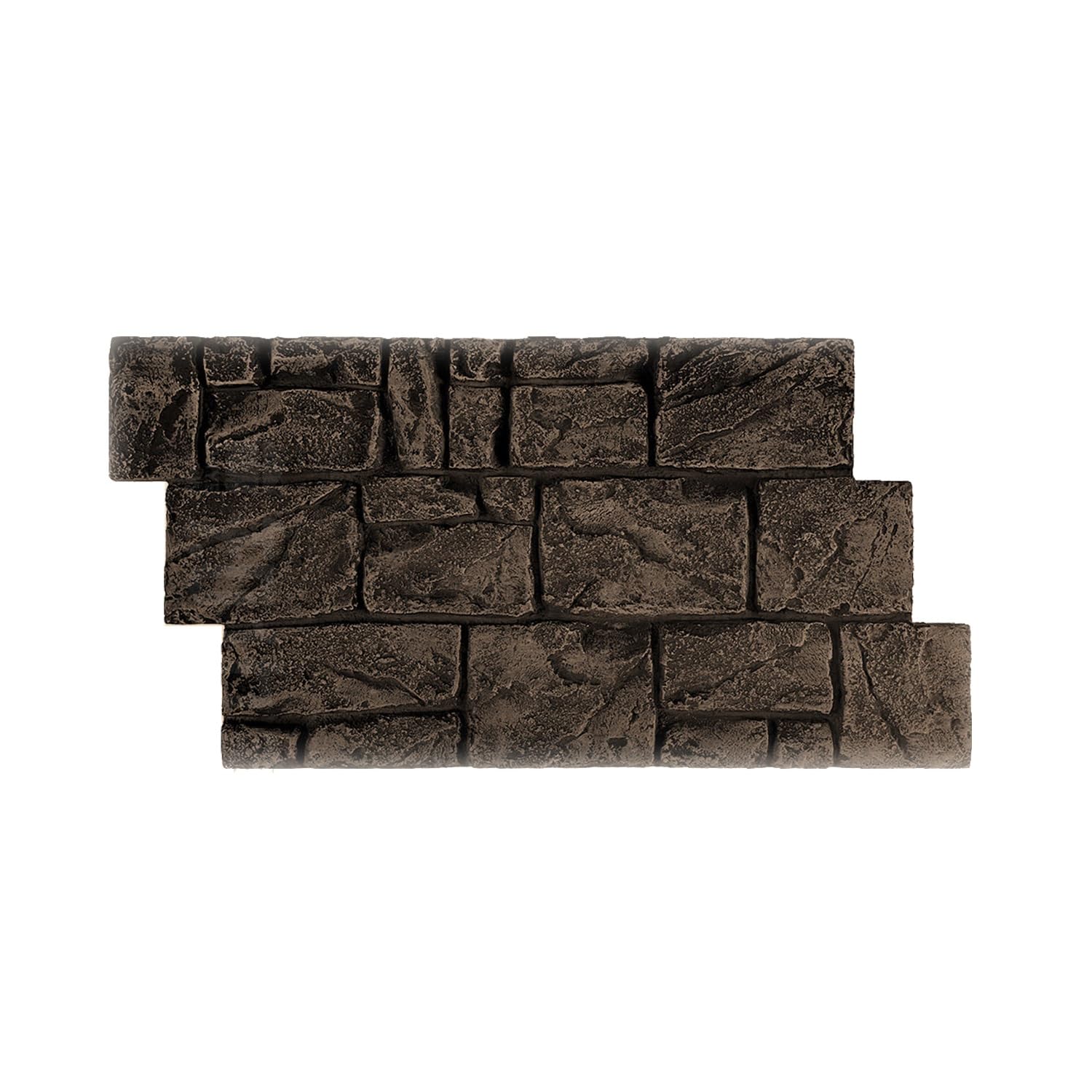 Paneles PVC Pared Panel de pared de PU imitación piedra triturada, papel pintado 3D fácil de instalar de 3 cm de grosor, revestimiento impermeable e ignífugo(A)