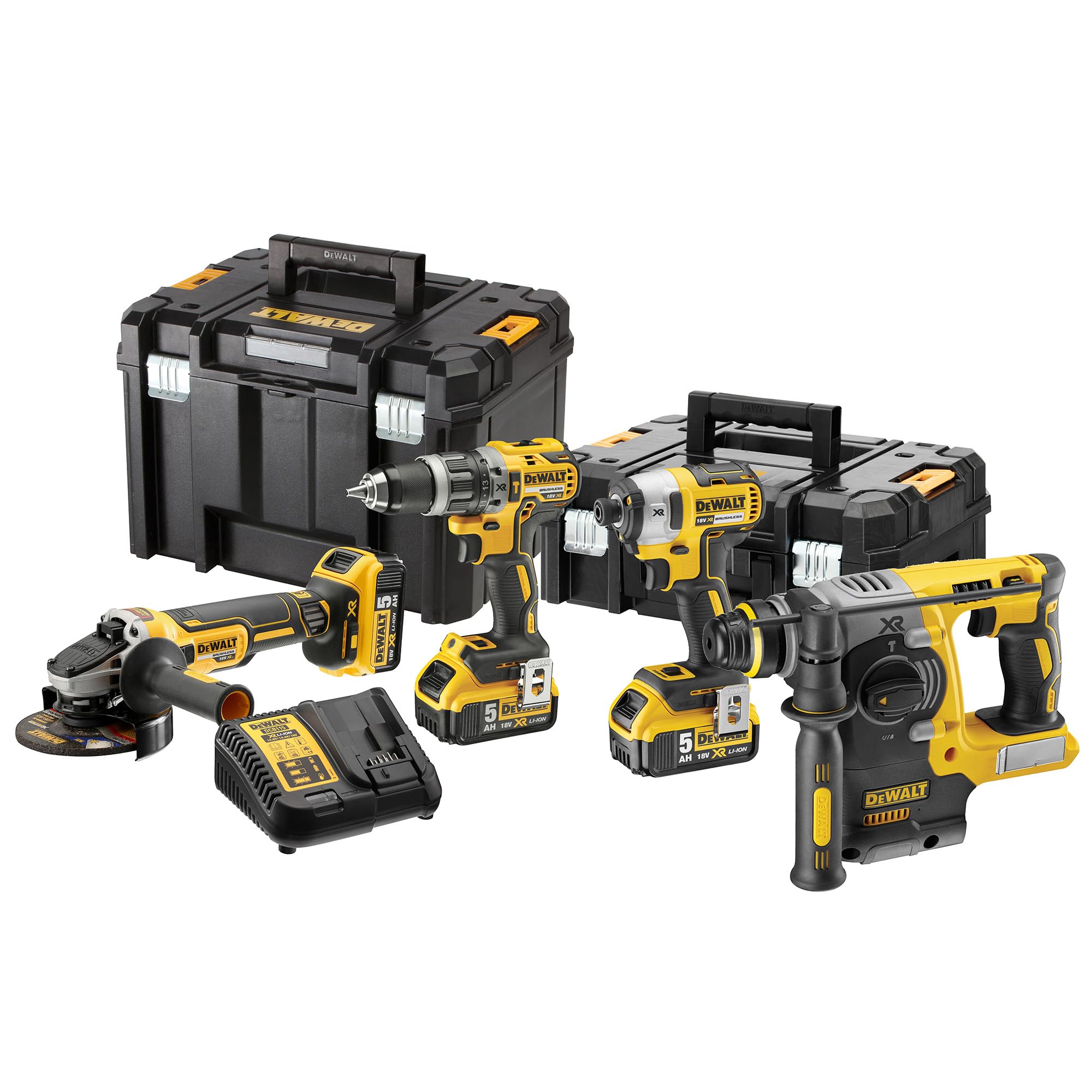 DEWALT XR 18V kit di 4 utensili, DCK422P3T-​QW