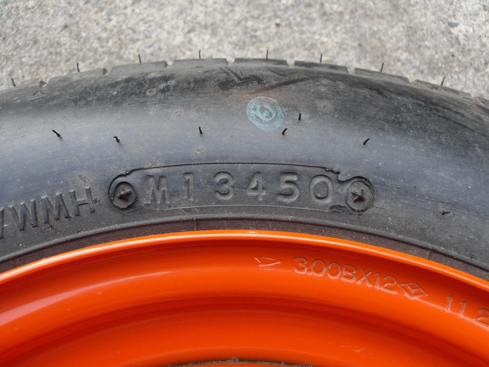 Amazon.co.jp: M734-ソ1 ほぼ未使用 T 105/90D12 1本 スペア