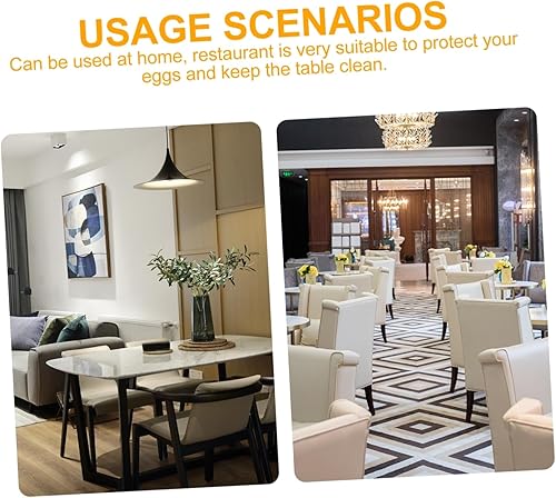 Miniatura 7 de ERINGOGO 2 juegos de 2 piezas de bandeja de huevos de cerámica titulares de huevos de cerámica soporte de huevo bandeja de accesorios bandeja de