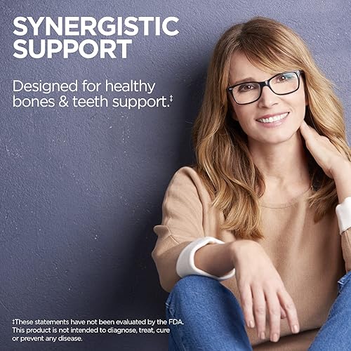 Miniatura 3 de KAL Cal-citrato +, citrato de calcio más vitamina D-3 y 500 mg de magnesio, soporte saludable para huesos y dientes, sin gluten y verificado en