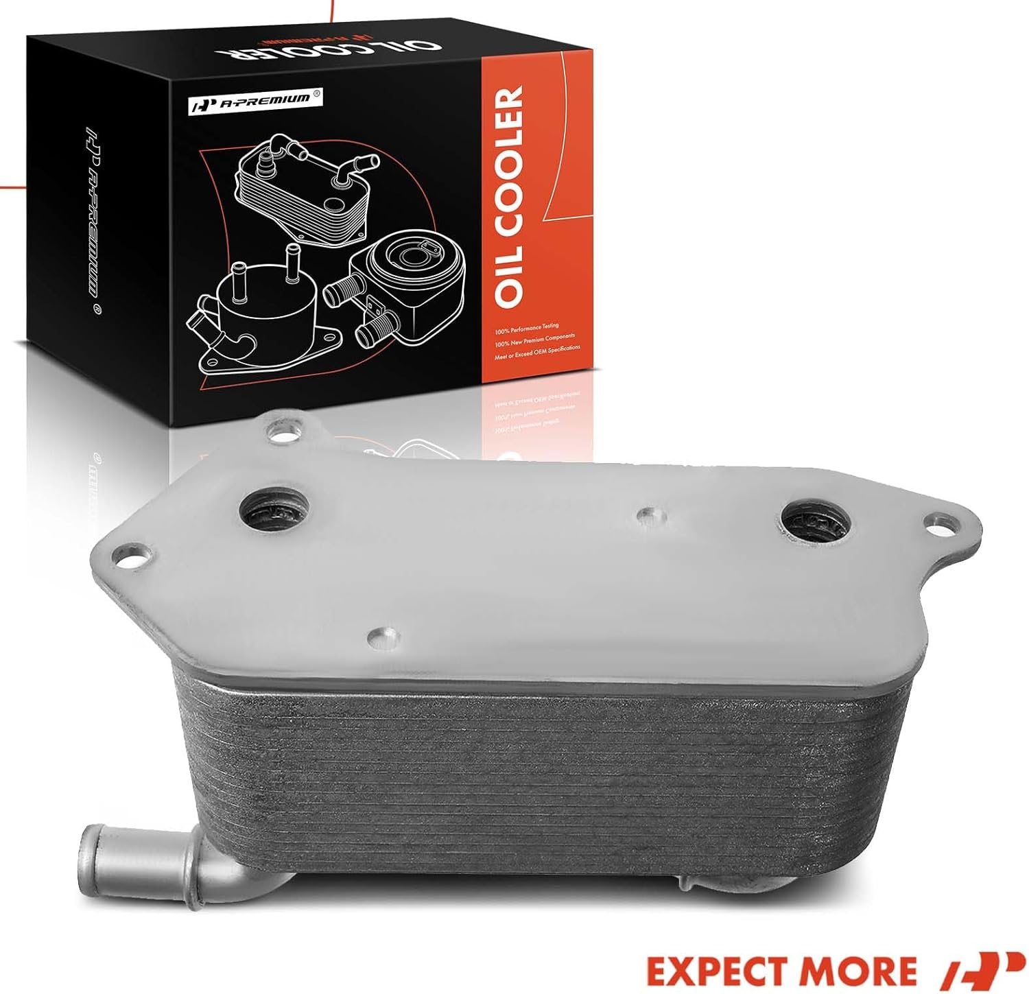 A-Premium Engine Oil Cooler Compatible with Saab 9-3 2003-2011 9-3X 2010-2011 2.0L