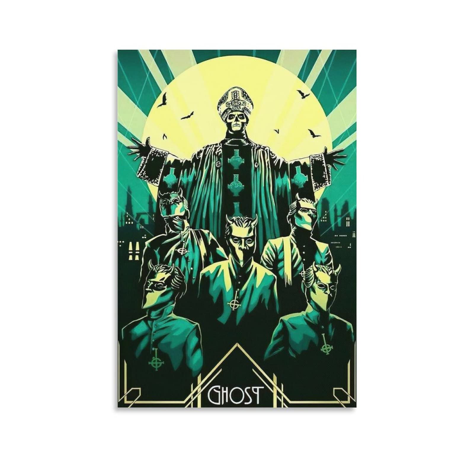 Ghost Band Oversized Poster Ghost Band Poster Etsy