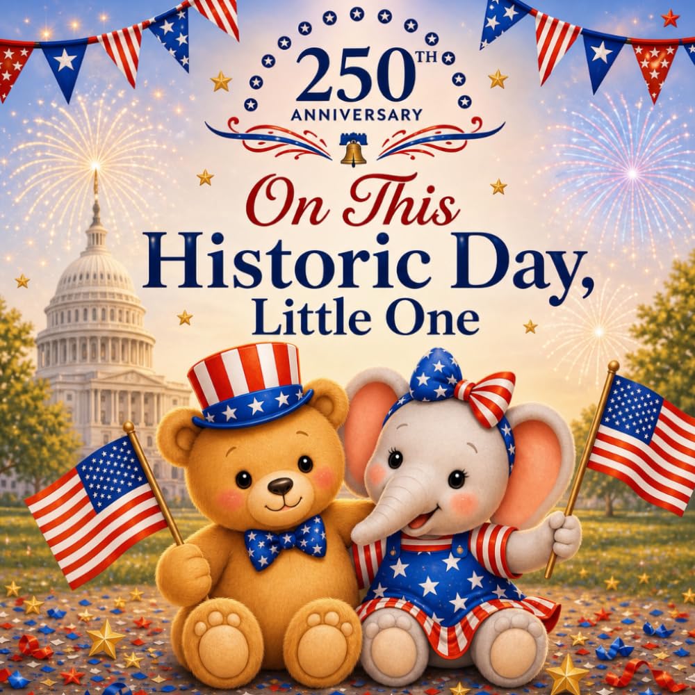 On This Historic Day, Little One: An Independence Day Gift & 4th of July Book Baby & Kids: 250 Years of America Celebration Keepsake | Book instead of ... Book Instead of Card™ – A Keepsake Series)