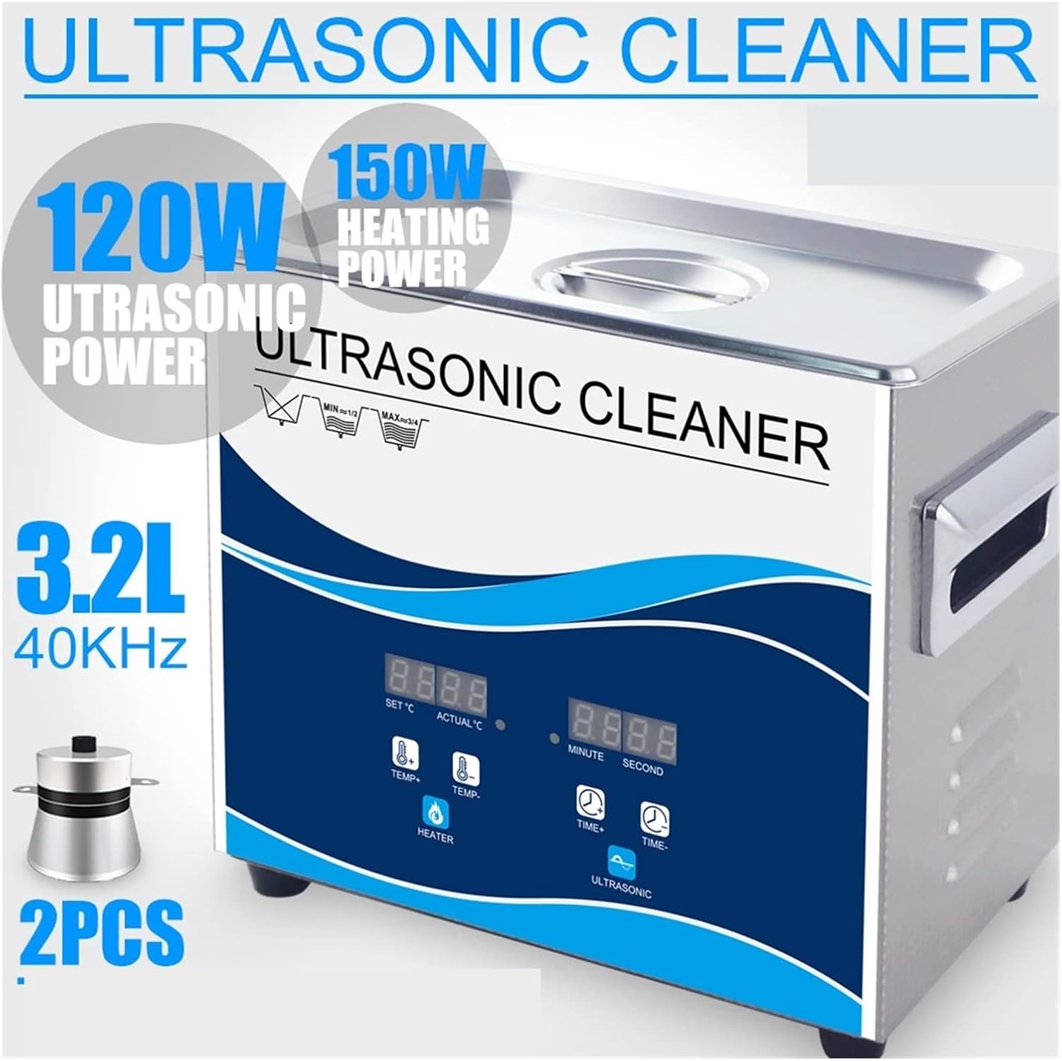 3L 強力　超音波洗浄機　超音波クリーナー　温度調整　タイマー設定 3L 強力 超音波洗浄機 超音波クリーナー 温度調整 タイマー設定