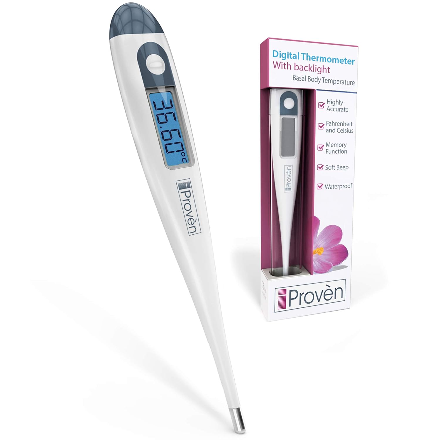 iProven Basal Body Thermometer for Natural Family Planning, Highly