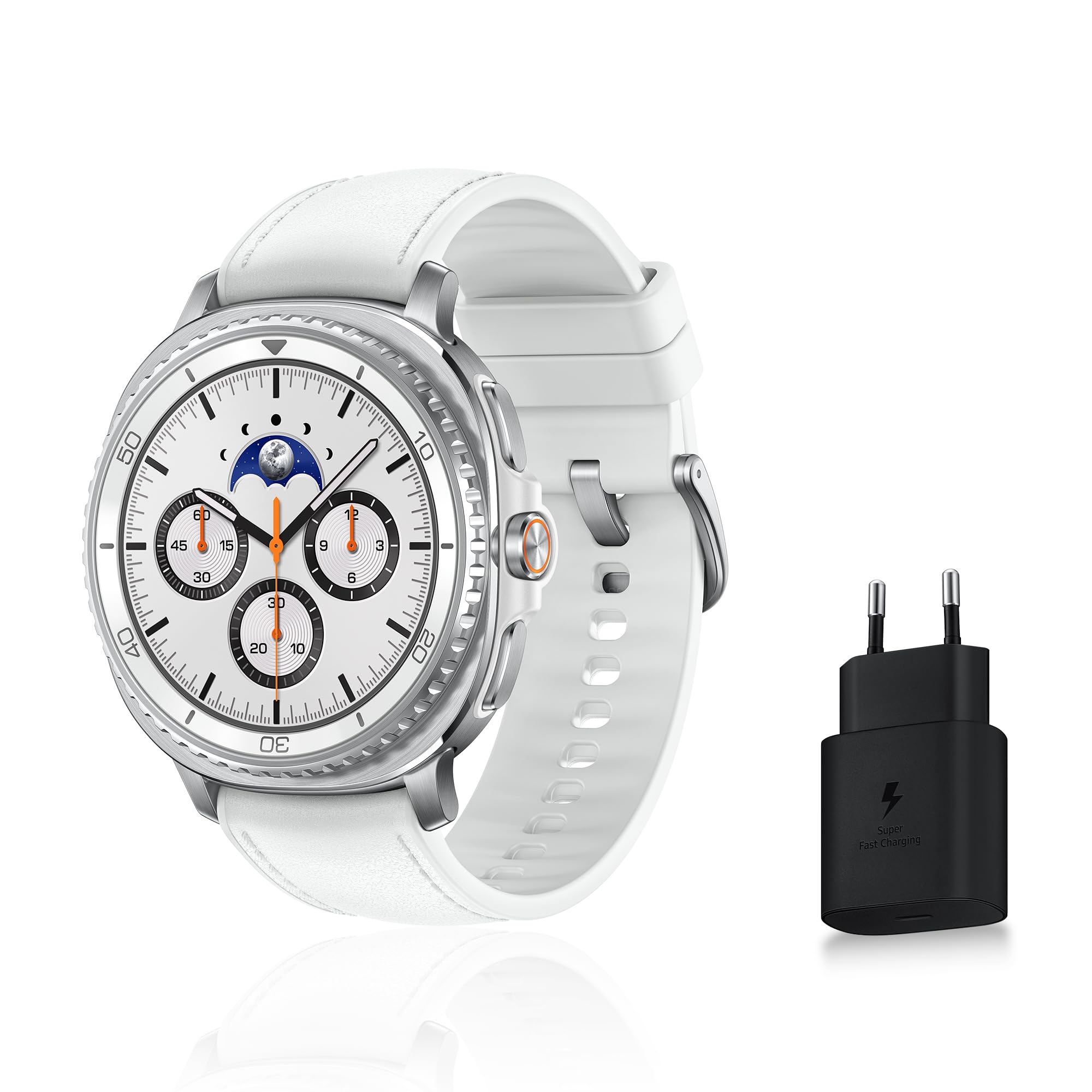 Samsung Galaxy Watch8 Classic - Montre Connectée 46mm avec Couronne Rotative et Coach IA