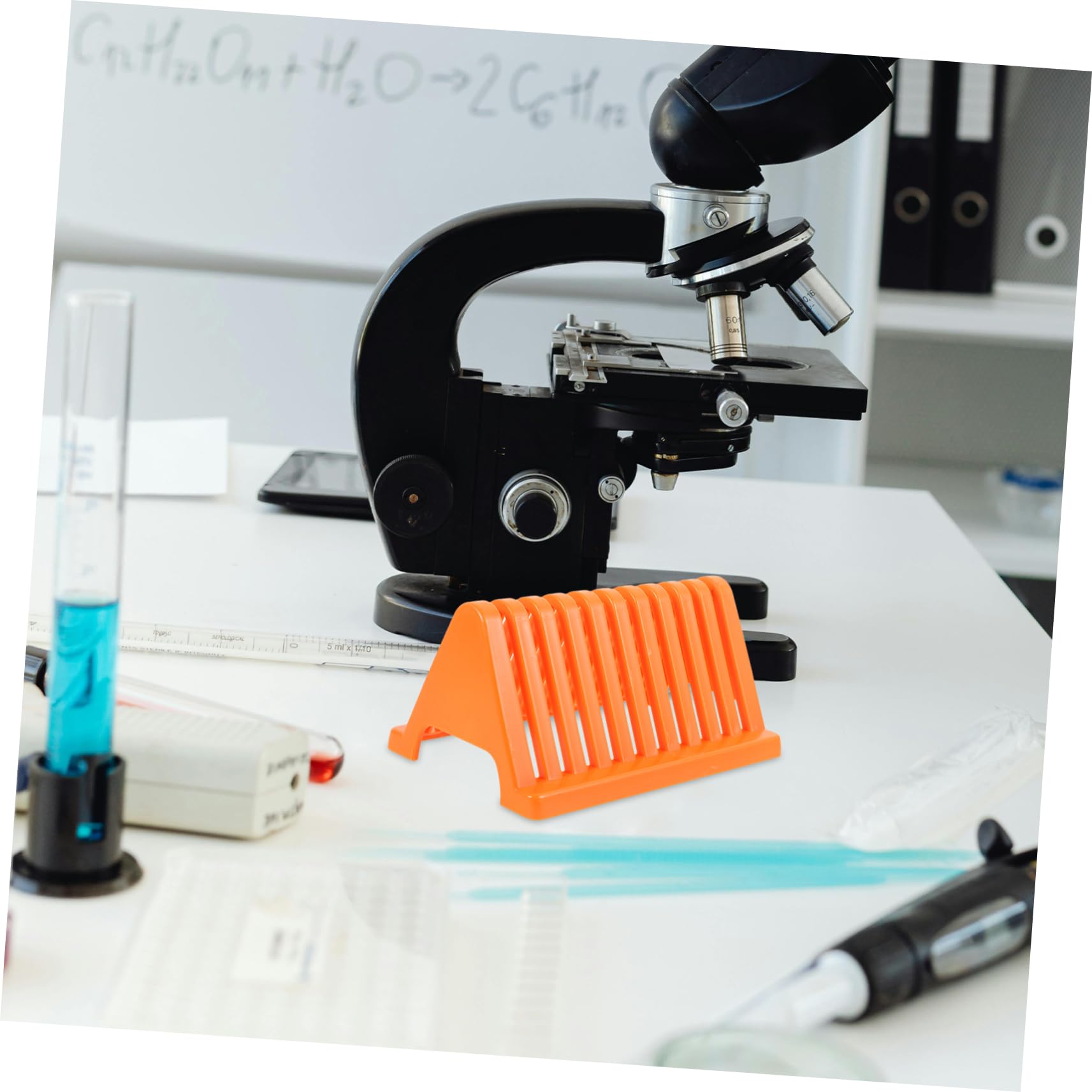 6pezzi Per Vetrini Microscopio Riutilizzabile Rack Per Vetrini Design Esperimenti e