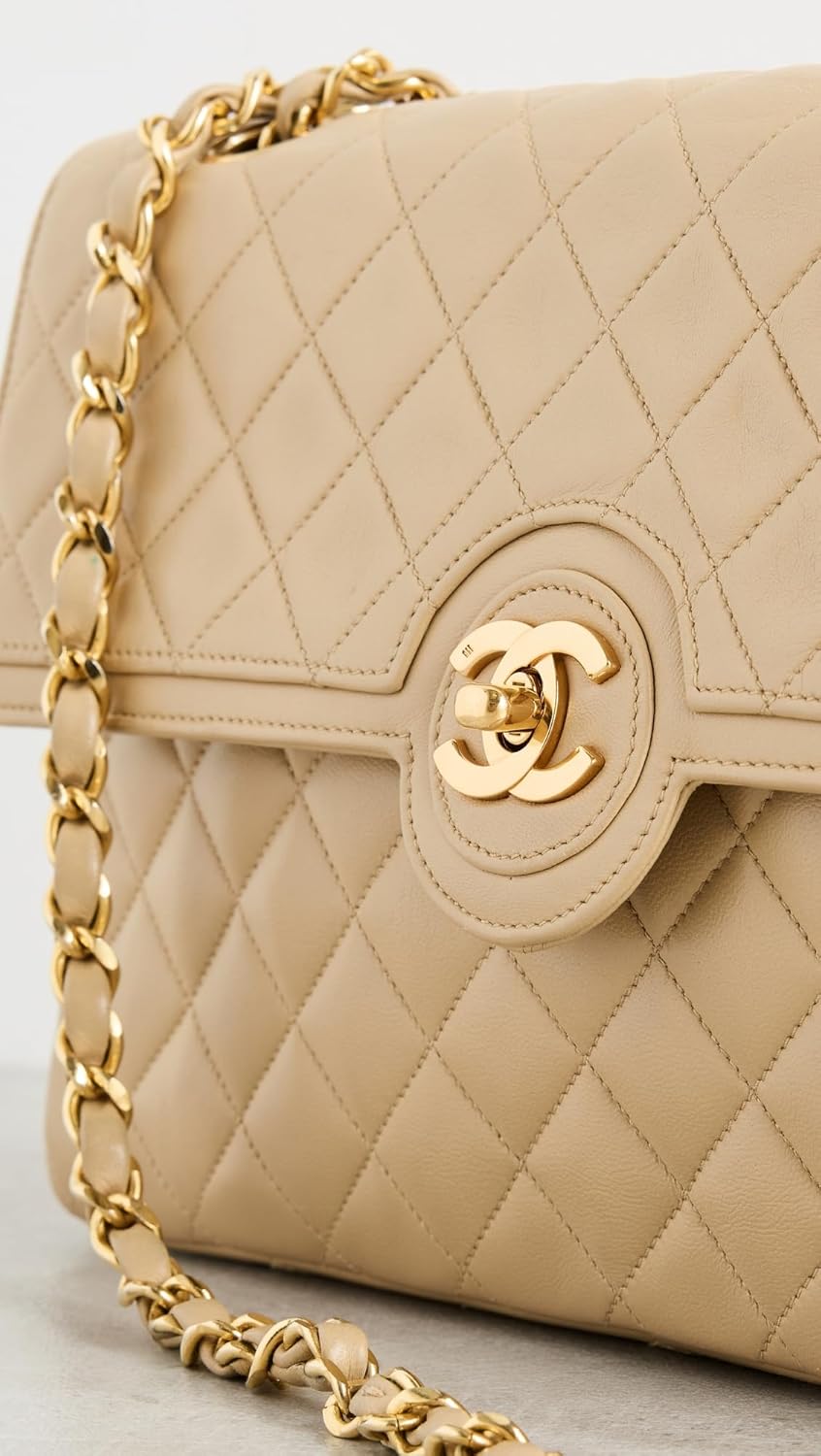 CHANEL Shopbop Archive Women's Pre-Loved Chain Shoulder Bag, Matelasse - Image 4