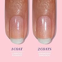 Vista 6 de LONDONTOWN Glow Getter - Luminizador de uñas - Tratamiento de uñas de un solo paso con hexanal y brillo para uñas más fuertes, saludables