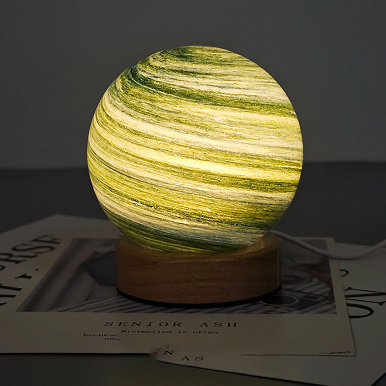Lámpara De Luna, 3D Luna Lampara, Supporto In Legno E Carica USB, Control Táctil, Lámpara De Noche De 3 Colores, Regalos Para Niña, Chicos Chicas Regalos De Cumpleaños(B,100mm)