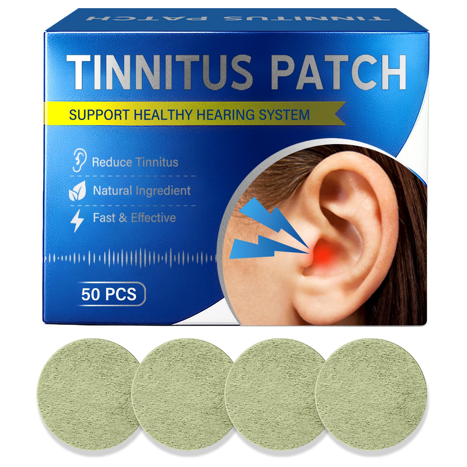 Natural Tinnitus Relief Patches for Ringing Ears
