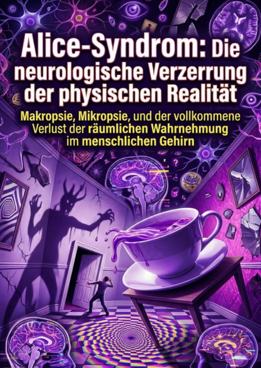 Alice-Syndrom: Die neurologische Verzerrung der physischen Realität: Makropsie, Mikropsie, und der vollkommene Verlust der räumlichen Wahrnehmung im menschlichen Gehirn