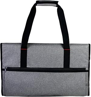 Funda de transporte para monitor de computadora, funda de viaje a prueba de polvo con bolsillo frontal portátil para pantallas de 20 a 24 pulgadas, bolsa de almacenamiento para protección del monitor